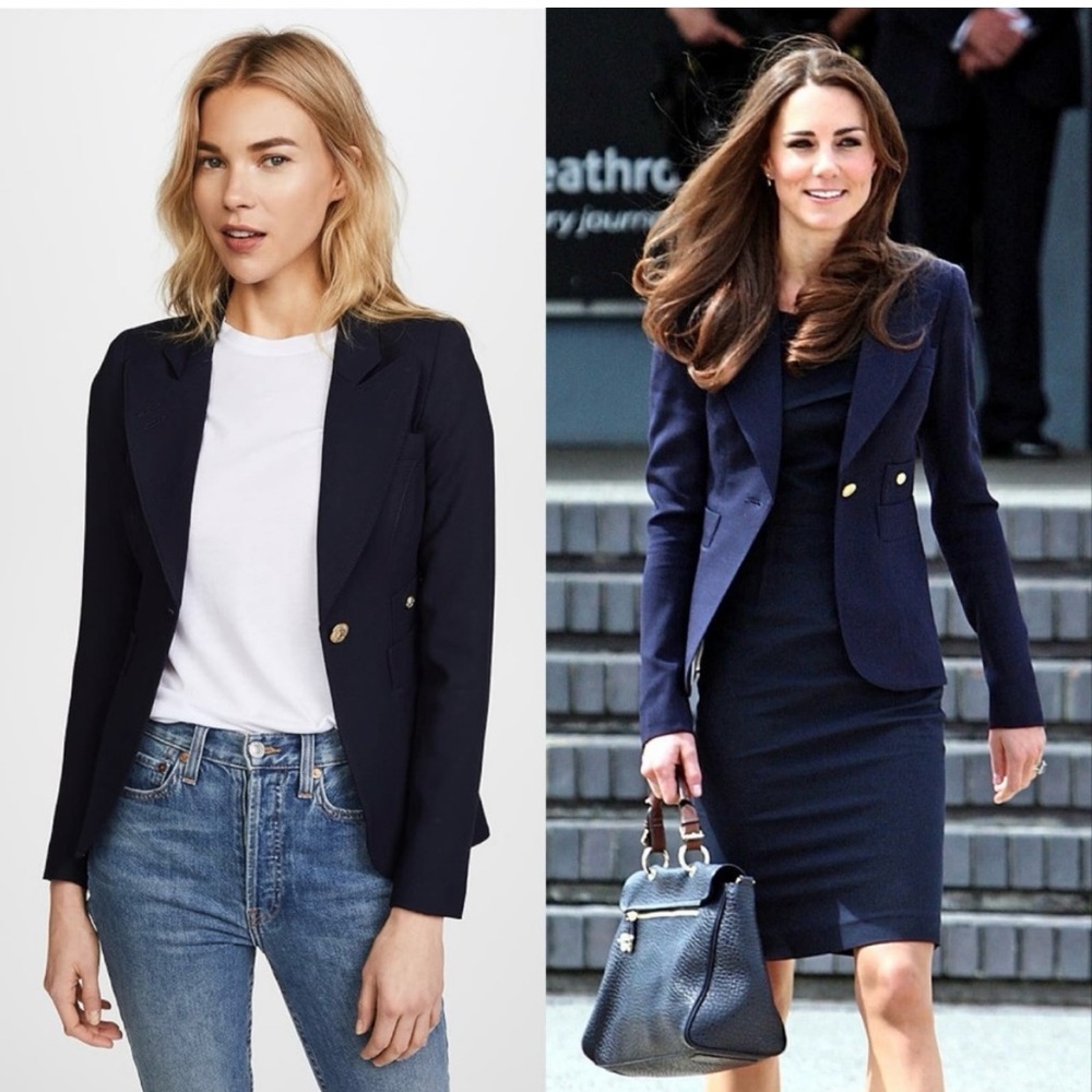 Smythe Duchess Blazer Navy Blue Size 6